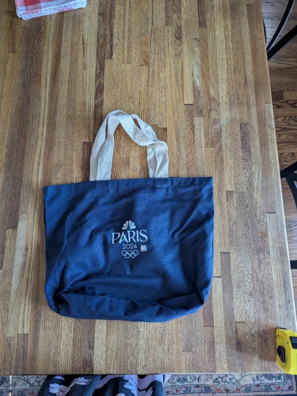 2024 Paris Olympics NBC Navy Blue Tote Bag
